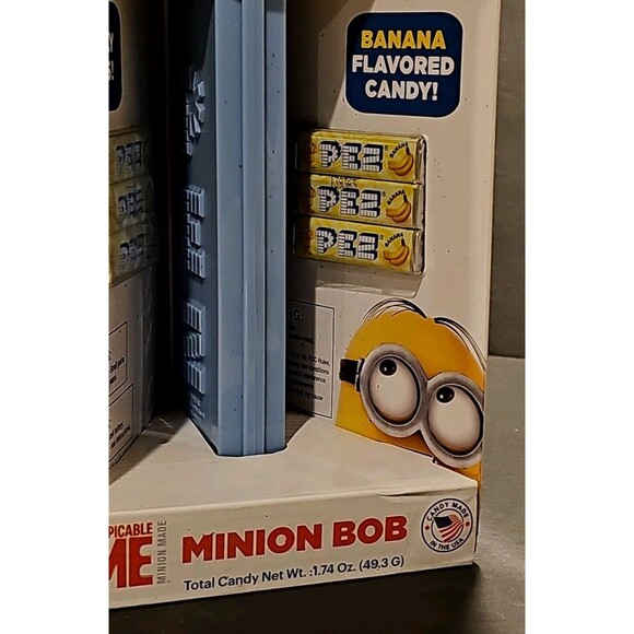 Despicable Me MINION BOB GIANT PEZ Dispenser 12" TALKS w/ Candy 2017 NIB - Picture 4 of 10